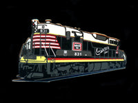 SUNDANCE PINS BRSD Burlington Route SD7 Blackbird #831 Pin Limited
