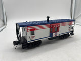 MTH Railking 30-77339 Union Railroad Bay Window Caboose Patriotic 1776 O SCALE Like New