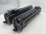 Lionel 6-18306  Pennsylvania PRR multiple-unit commuter cars #484/4574 2 car set O SCALE Like New