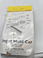 STATE TOOL DIE CMA-730 INGOT MOLD CAR W JAYBEE WHEELSETS KIT  HO SCALE NEW