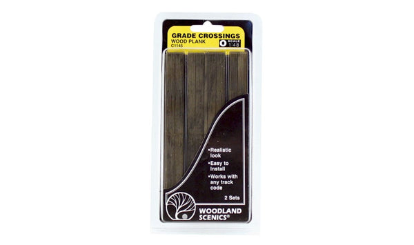 Woodland Scenics WDS C1145 WDS1145 Wood Grade Crossing O Scale NEW