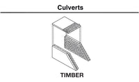 Woodland Scenics WDS C1165 WDS1165 Timber Culvert - N Scale NEW
