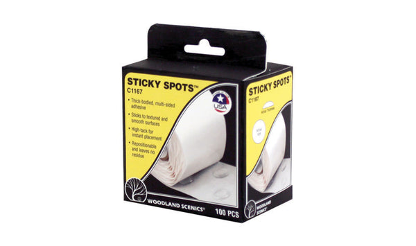 Woodland Scenics WDS C1167 WDS1167 Sticky Spots  NEW