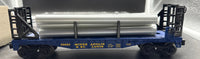 Lionel 6-26650 6-26650 Minneapolis & St Louis Flatcar with pipes O SCALE Used Excellent