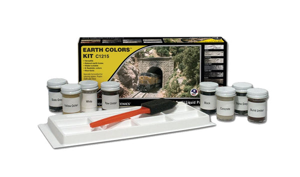 Woodland Scenics WDS C1215 WDS1215 Earth Colors Kit  NEW