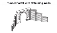 Woodland Scenics WDS C1257 WDS1257 Cut Stone Double Portal - HO Scale NEW