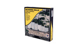 Woodland Scenics WDS C1258 WDS1258 Concrete Retaining Wall HO Scale NEW