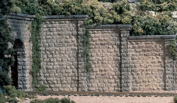 Woodland Scenics WDS C1259 WDS1259 Cut Stone Retaining Wall - HO Scale NEW