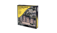 Woodland Scenics WDS C1259 WDS1259 Cut Stone Retaining Wall - HO Scale NEW
