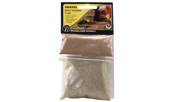 Woodland Scenics WDS C1289 WDS1289 Gravel Buff Coarse   NEW