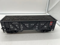 WEAVER WV37352 READING 2  BAY COMPOSITE HOPPER 3 RAIL TCA MEMORIES GROUP O SCALE Like New