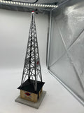 Lionel 6-32991 WLLC Radio-- AM/FM Radio Station Tower O SCALE Used Excellent