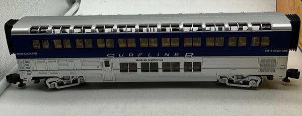 MTH Railking 30-6509B Amtrak RailKing SurfLiner Lounge . O SCALE Like New