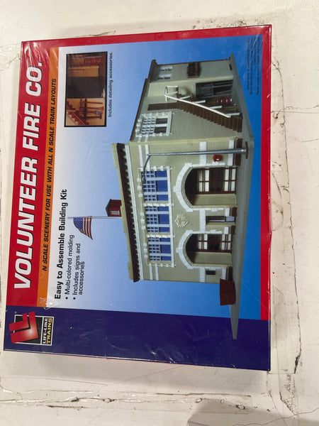 LifeLike 433-7483 Volunteer Fire Co Building Kit N SCALE NEW