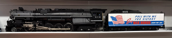 Lionel 2231170 KANSAS CITY SOUTHERN LEGACY 2-10-4 #905 O SCALE Like New Damaged Box