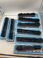 IHC 49050-49057 Baltimore & Ohio B&O Passenger Car Set 8 Heavyweight Cars Latch Couplers HO SCALE Like New