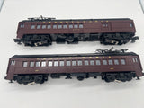 Lionel 6-18306  Pennsylvania PRR multiple-unit commuter cars #484/4574 2 car set O SCALE Like New