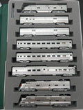 Kato 106-090 CB&Q EMD E5A & Silver Streak Zephyr 6 Unit Set PLUS 2 Additional E5 Locomotives N Scale