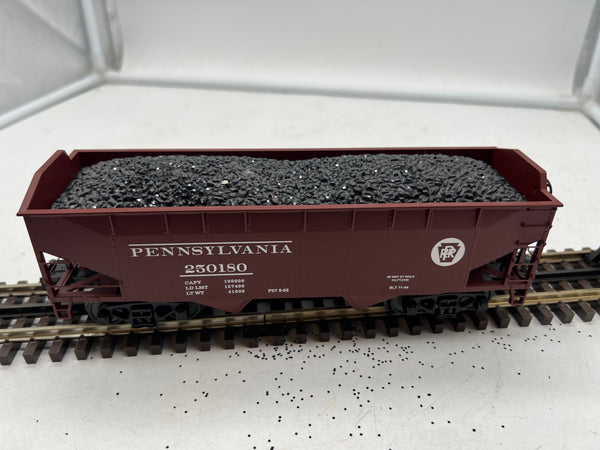 MTH Premier 20-90152e Pennsylvania O Scale Premier 2-Bay Offset Hopper Car Used Excellent