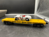 MTH Rugged Rails 33-7603 Chessie Flat Car #81130. O SCALE Used Excellent