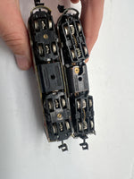 Bachmann set of 2 Santa fe Diesel Locomotives both powered N SCALE Used Excellent No Box