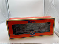 Lionel  6-26843  Christmas flatcar with handcar Santa Mrs Claus O SCALE Like New