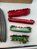 MTH 81-4006-0 Christmas  F-3 Diesel R-T-R Deluxe Freight Train Set DCC READY HO Scale Like New