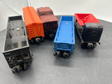 Lionel Postwar/Vintage Assorted Freight Cars Lot of 5: 25000, 3656, 64173, 6112, 3559 O SCALE Used No Box as is