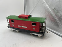 MTH Tinplate 10-2044 200 Series Std. Gauge Caboose - Red & Pea Green Standard gauge  NEW No Box