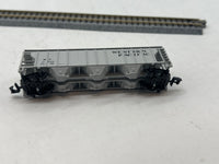 Atlas 3735 Western Pacific 3 Bay Weathered Covered Hopper N SCALE Like New
