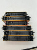 SET OF 6 UNION PACIFIC UP FREIGHT CARS LATCH COUPLERS HO SCALE AS IS Used Excellent No Box