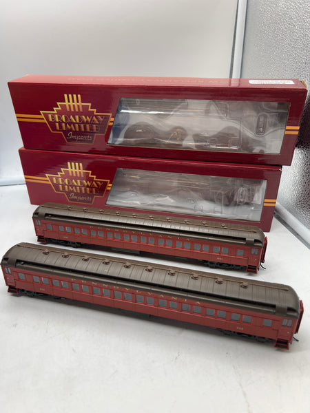 Broadway Limited Imports 6421 PRR P70 Coach Passenger Car 2-Pack 1931-1937 Appearance (NO AC) PACK B HO SCALE Like New