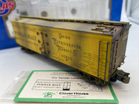 Atlas 6700 Custom Decorated Union Refrigerator Trainsit Co Puritan Malt Woodside Reefer Car O SCALE WEATHERED AS IS Used Excellent
