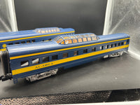 MTH Premier 20-65095 Alaska 5-Car 70' Streamlined Passenger Set (Smooth Sided) O SCALE Like New