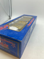 Atlas 6700 Custom Decorated Union Refrigerator Trainsit Co Puritan Malt Woodside Reefer Car O SCALE WEATHERED AS IS Used Excellent