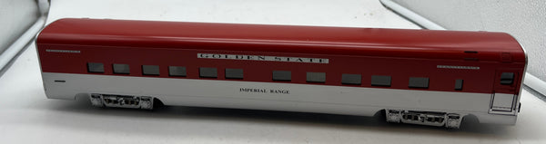 K-Line k4632-3358IC Golden State "Imperial Range" 18" Aluminum Pullman Car O SCALE Used Excellent Damaged Box