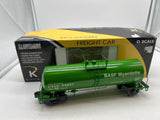 K-Line k6332-8011  BASF Wyandotte Classic Caustic Soda Aluminum Tank Car O SCALE Like New