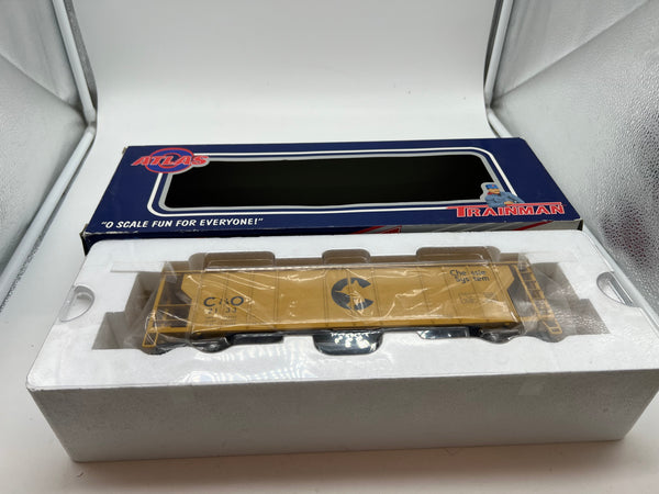 Atlas 827-1 Trainman 3Rail C&O/ Chessie 3-Bay HOPPER #2133  O SCALE NEW