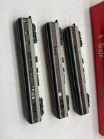 Arnold Rivarossi #0541 Lackawanna 3-car passenger set N scale Like New