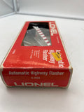 Lionel  6-2154 highway flasher operating accessory road crossing signal O SCALE Used Excellent