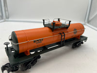 MTH Rugged Rails 33-7304 BNSF Tank Car #10017. O SCALE Like New