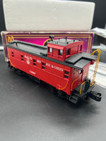 MTH Premier 20-91169 Baltimore & Ohio B&O Steel Caboose #C1687 O Scale Like New Damaged Box