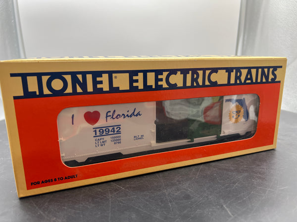 Lionel 6-19942 I love Florida boxcar O SCALE NEW