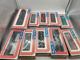 American Flyer Lionel New York Central NYC 4-8552 GP-9 Diesel Locomotive & 9 Freight Cars Set (4-9005, 4-9206 x2, 4-9106, 4-9706, 6-49001, 4-9404, 4-9209, 4-9713) S SCALE Like New