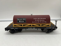 MTH Railking 30-4157B ATSF 19TH CENTURY WATER TANK CAR O SCALE Like New