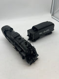 Lionel 6-38624 2-8-4 #8624 Rio Grande Berkshire Jr locomotive &  tender  O SCALE Used Excellent Damaged Box as is