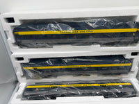 K-Line k4415 K4415-0964, -2801, -0314,  -0062, -1620, -1921 Set of 6 Heavyweight passenger cars Chesapeake and Ohio with stream lighting O SCALE NEW