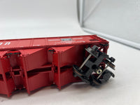 K-Line k623-1331 Burlington Route (red) Scale Hopper O SCALE Like New