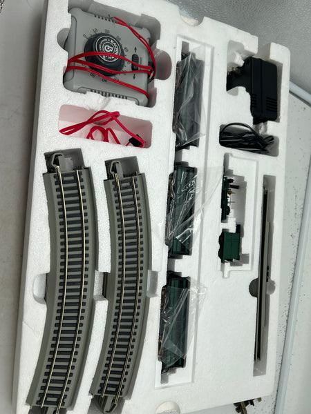 Bachmann  the John Bull # 00640 complete train set  Ho scale Used Excellent smoky damaged Box as is