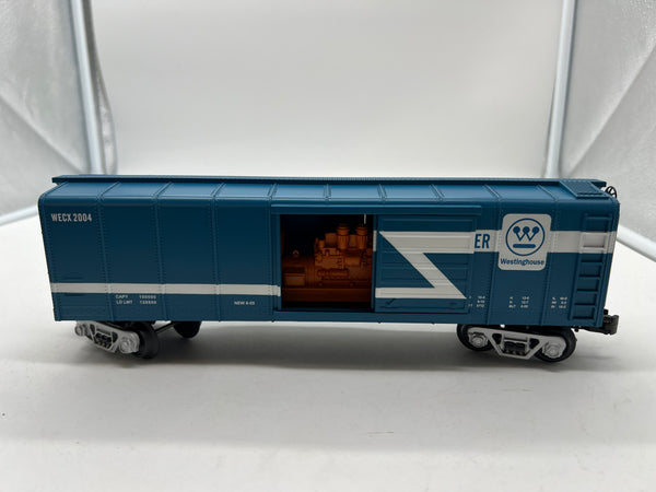 MTH Railking 30-4106A Westinghouse Rounded Roof Boxcar w Generator O SCALE NEW